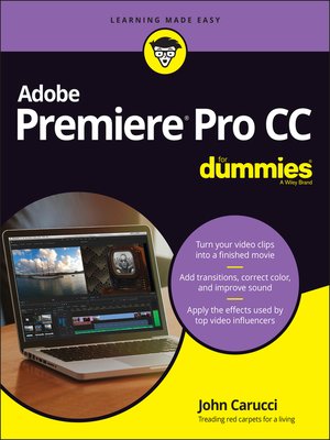 cover image of Adobe Premiere Pro CC For Dummies
